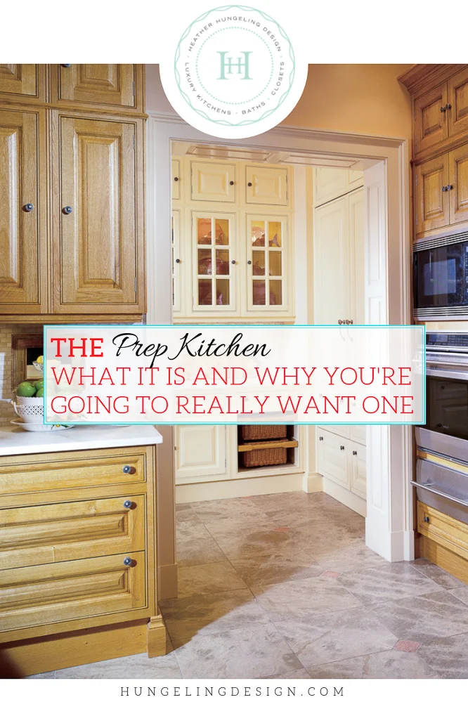 Having a prep kitchen can solve a lot of kitchen design dilemmas. In today’s post, I’m going to show you why this should be on the top of your wish list for your next home or remodel. #kitchendesign #luxurykitchendesigner #butlerspantryideas #kitchenlayouts