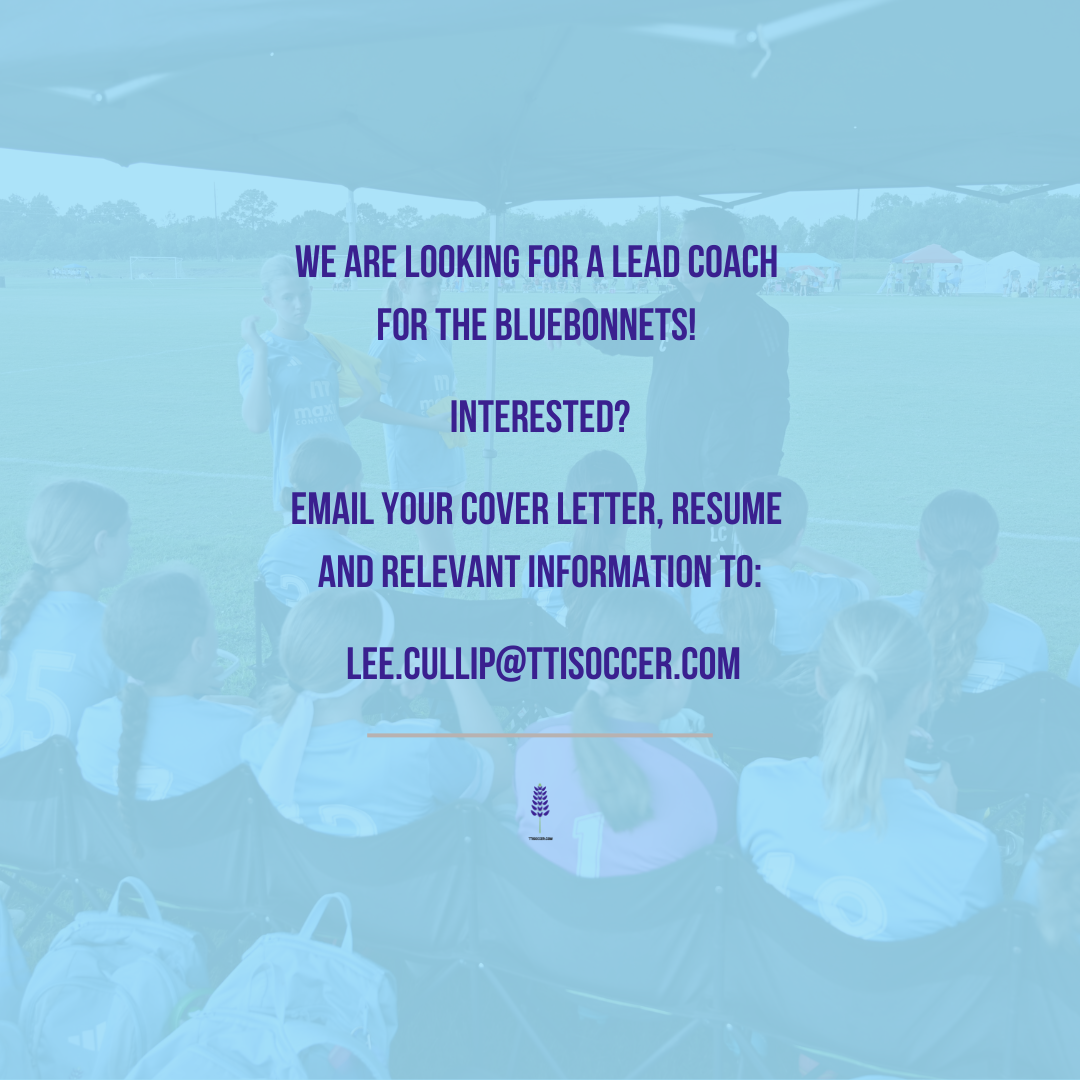 We’re hiring: Lead Coach – TTi Bluebonnets 