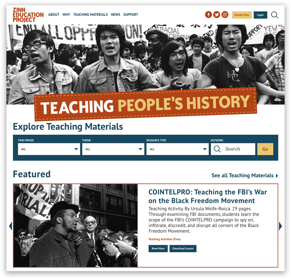 Teaching Resources — D.C. Area Educators for Social Justice