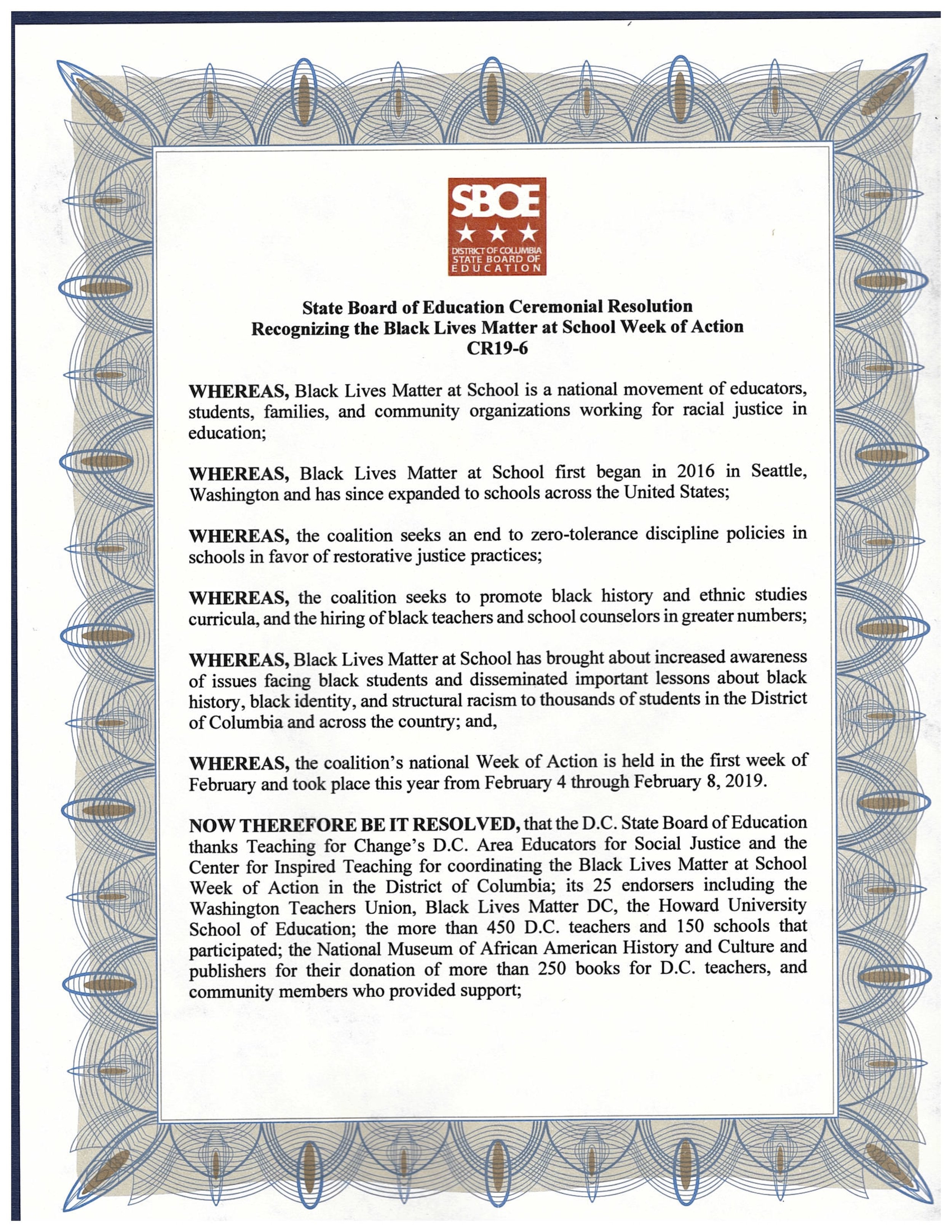 State Board of Education Ceremonial Resolution Recongizing the Black Lives Matter at School Week of Action _ Page 1.jpg