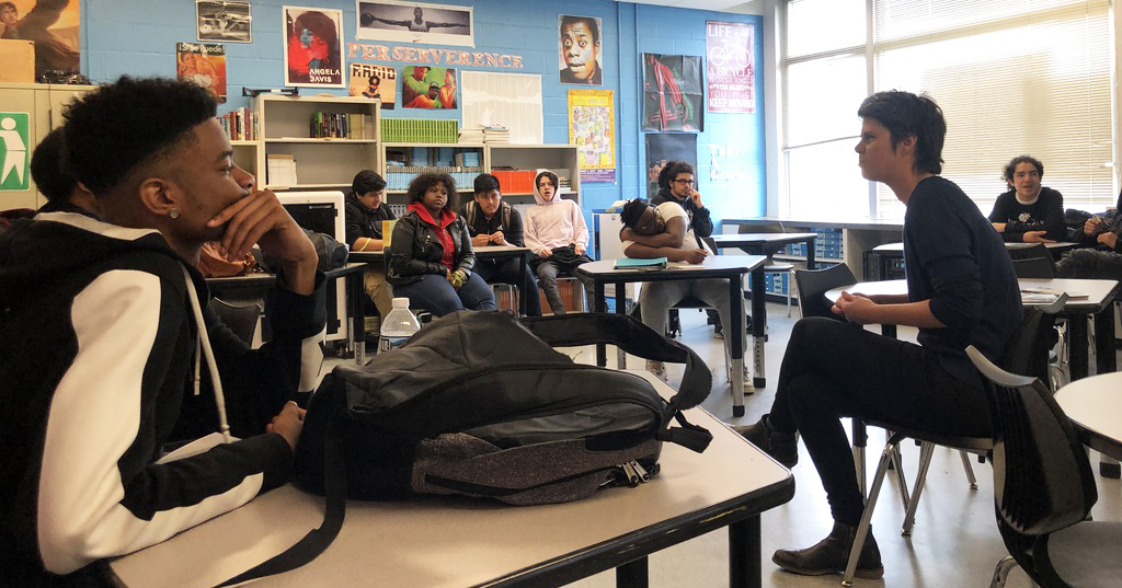 Giovanna Chesler visits EL Haynes PCS. See more photos .