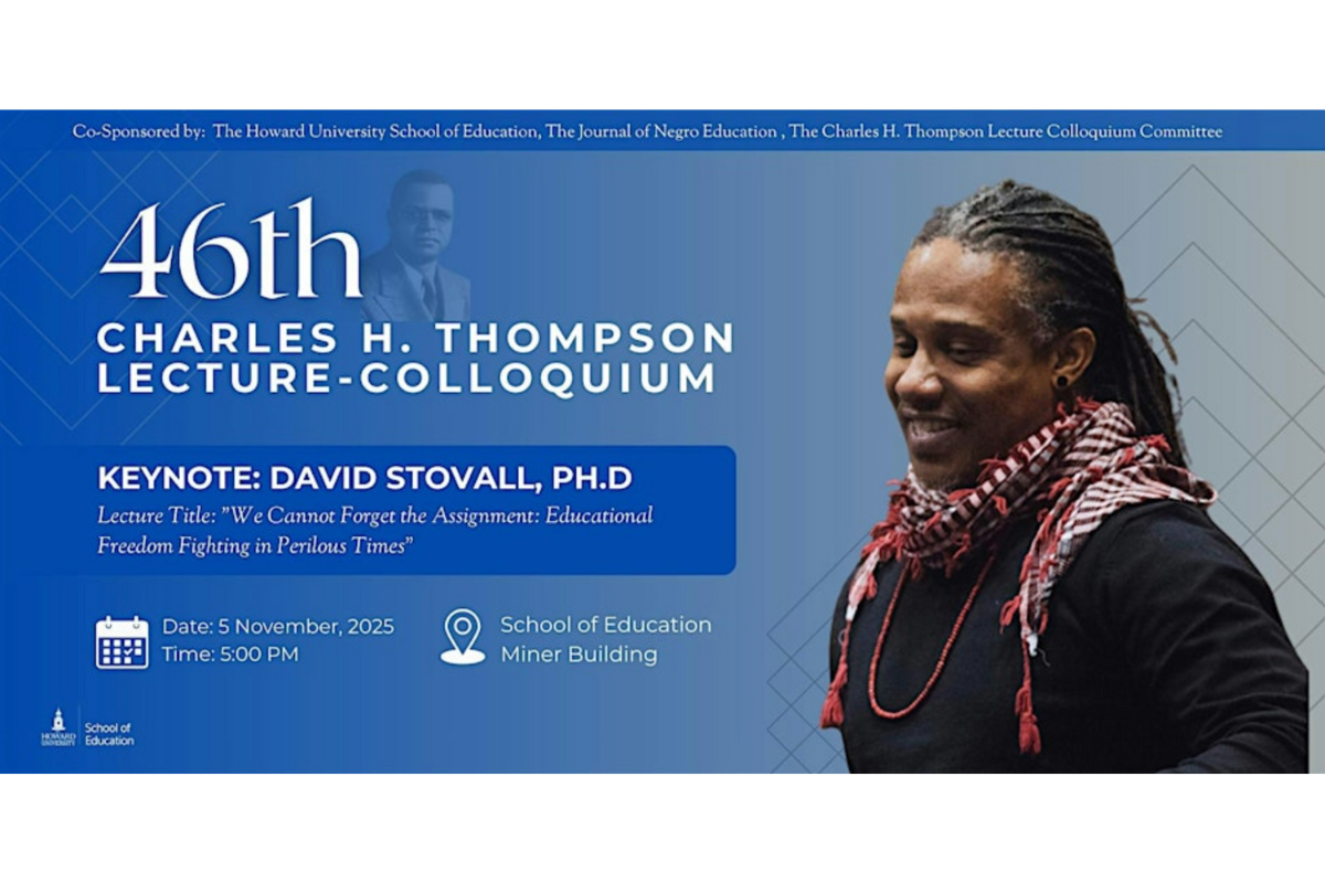 46th Charles H. Thompson Lecture with Keynote Dr. David Stovall