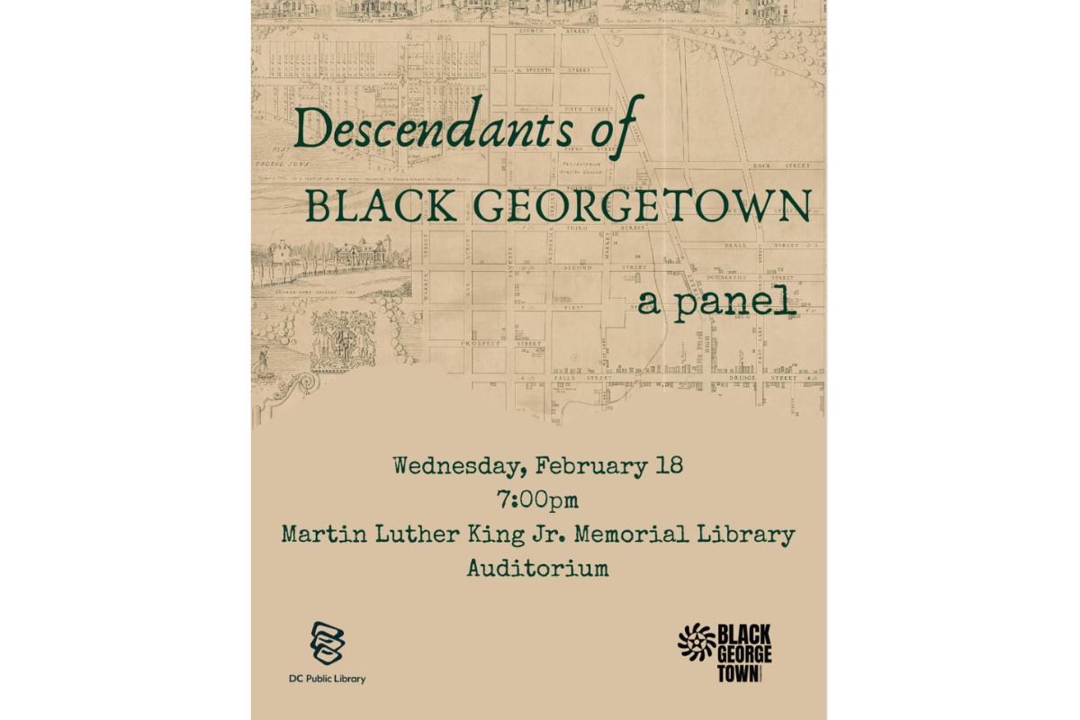 Descendants of Black Georgetown: A Panel Discussion featuring DC natives and descendants