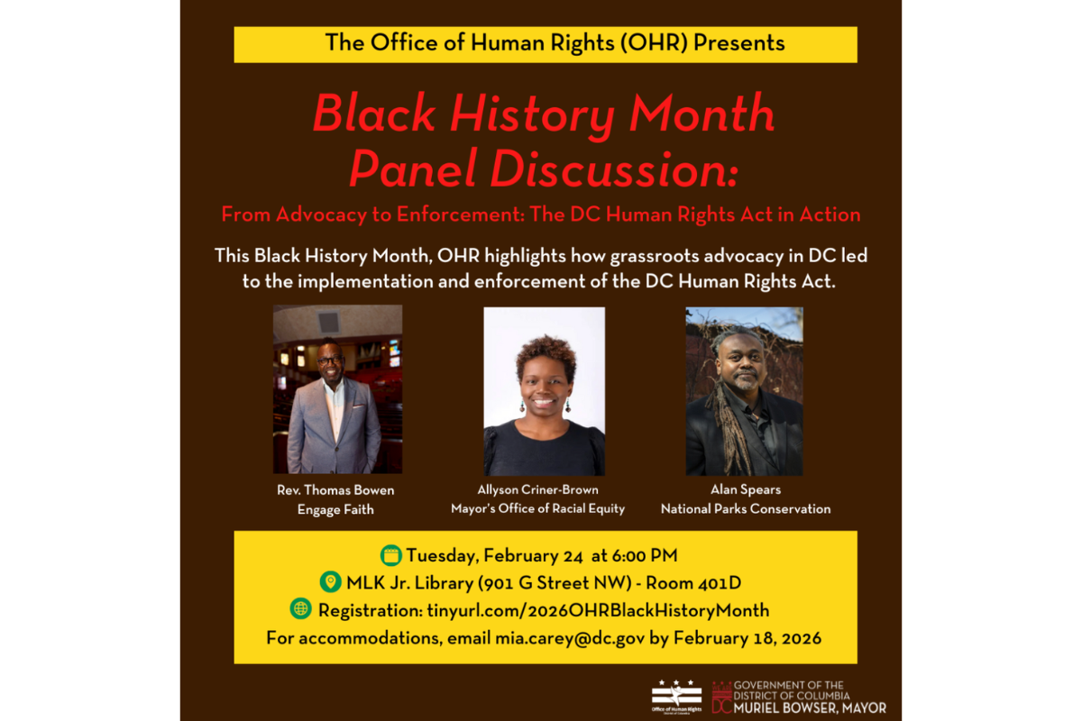 2026 Black History Month Panel Discussion by the Office of Human Rights