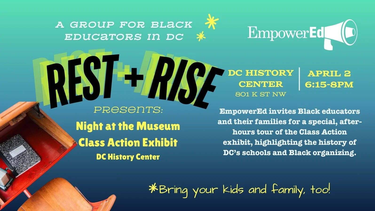 Rest &amp; Rise Night at the Museum: Class Action Exhibit