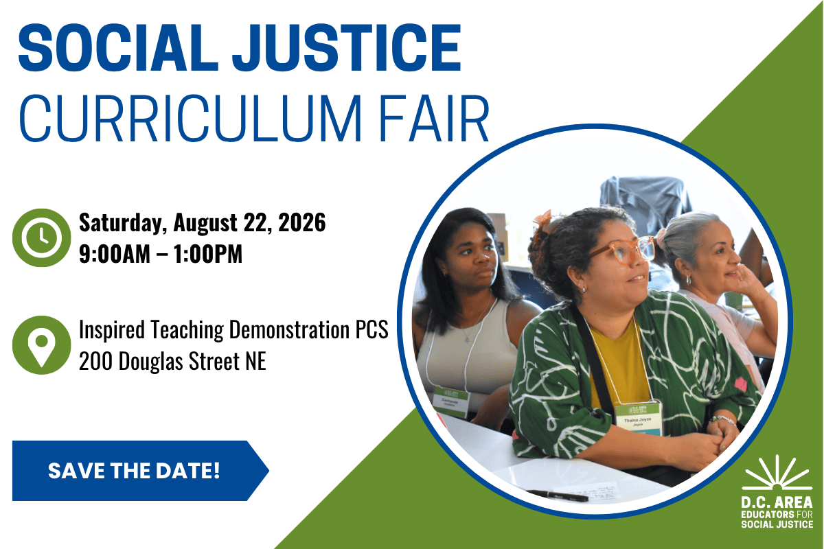 2026 Social Justice Curriculum Fair