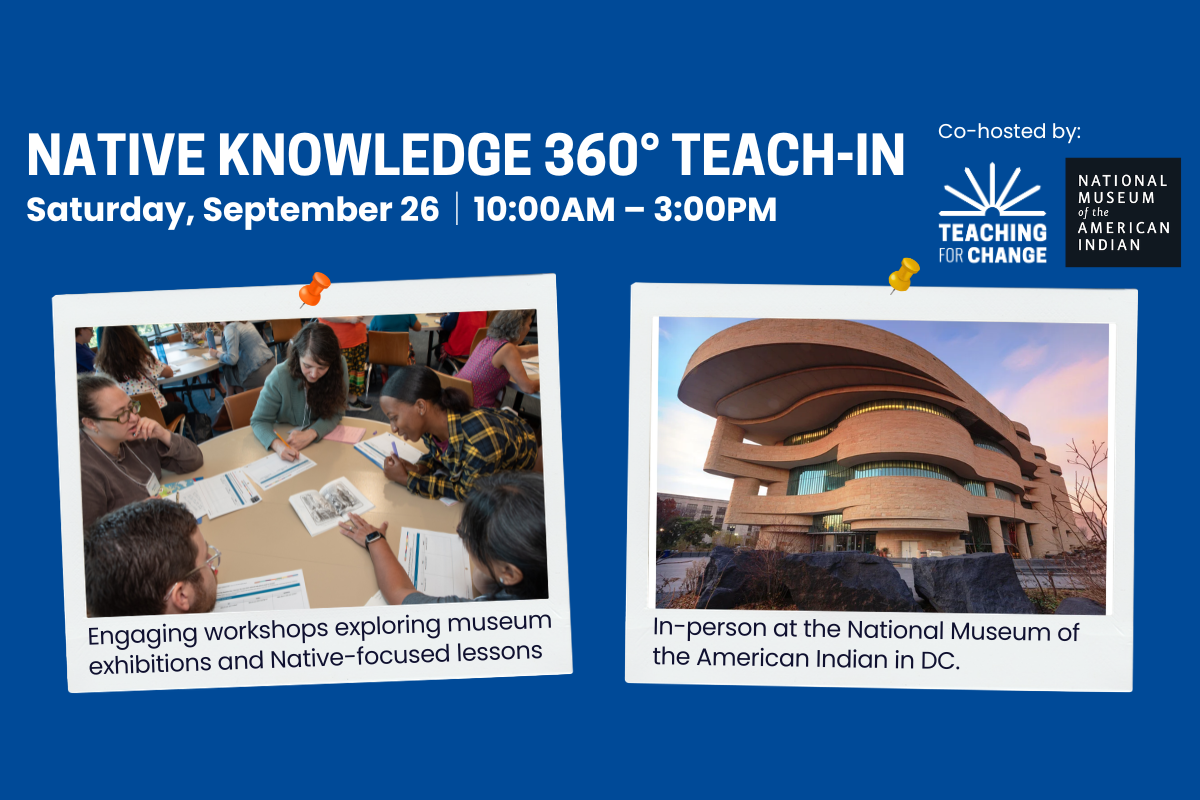 2026 Native Knowledge 360° Teach-In