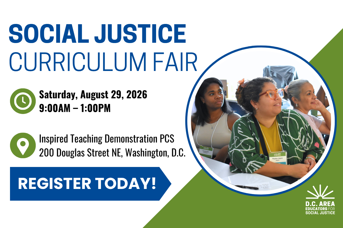 2026 Social Justice Curriculum Fair