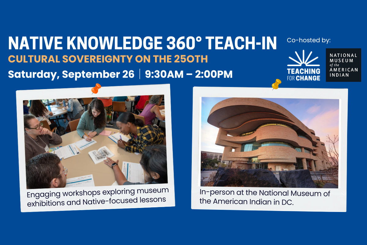 2026 Native Knowledge 360° Teach-In