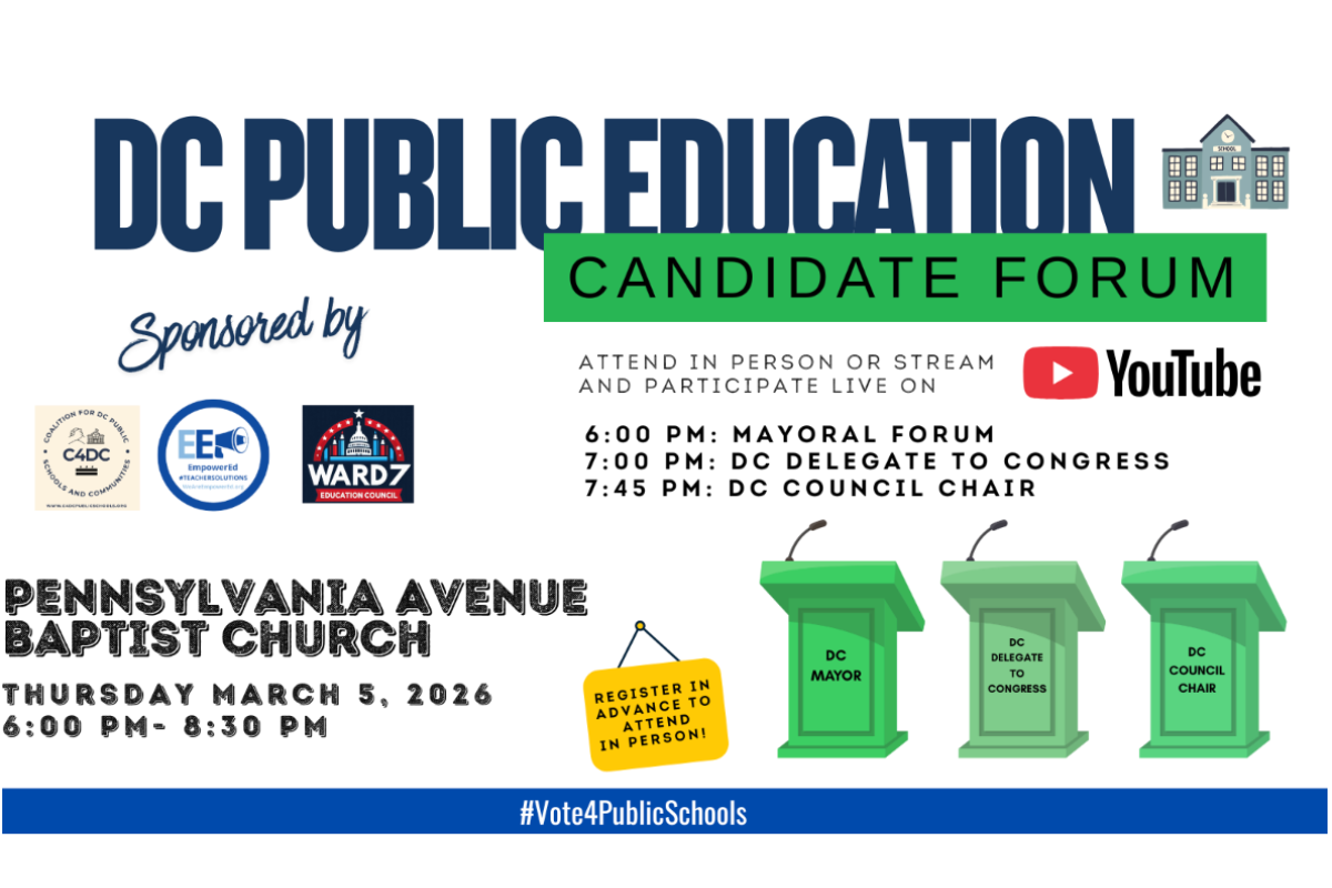 DC Public Education Candidate Forum — D.C. Area Educators for Social ...