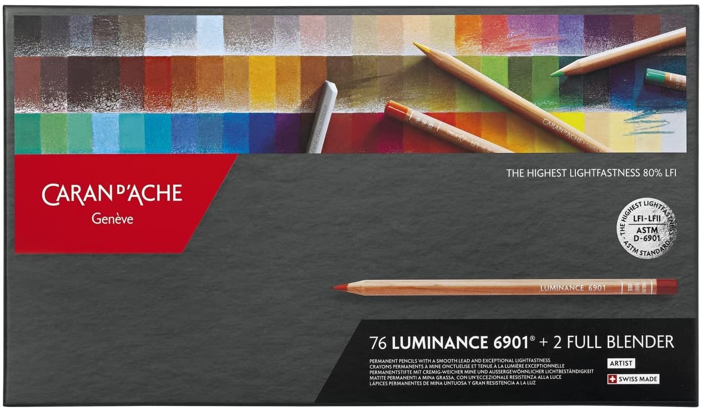 Caran d'Ache Luminance Colored Pencil Set of 20 - Portrait Colors