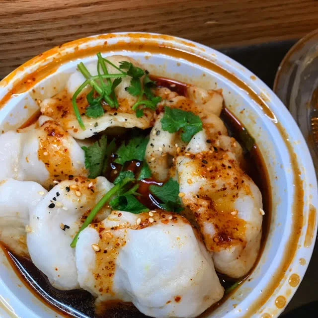 SPICY & SOUR LAMB DUMPLINGS