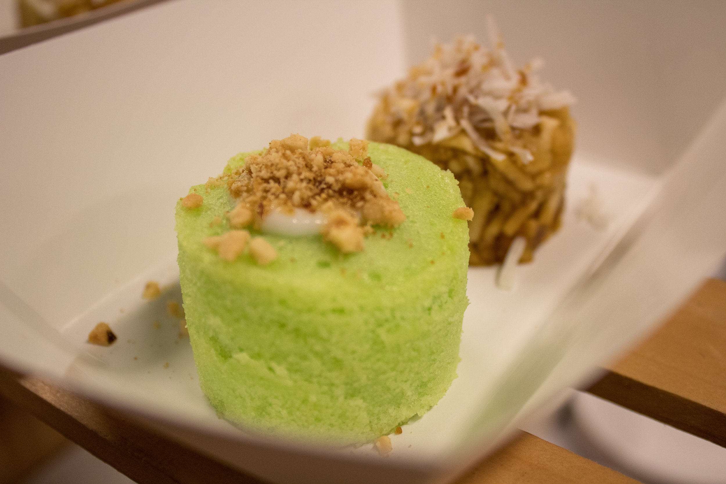 Steamed Pandan Cake