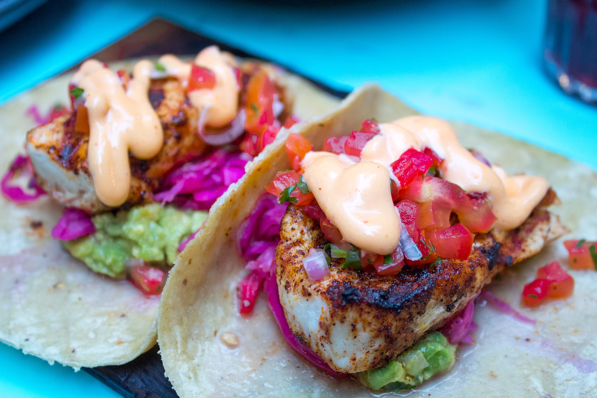 GRILLED MAHI MAHI TACOS