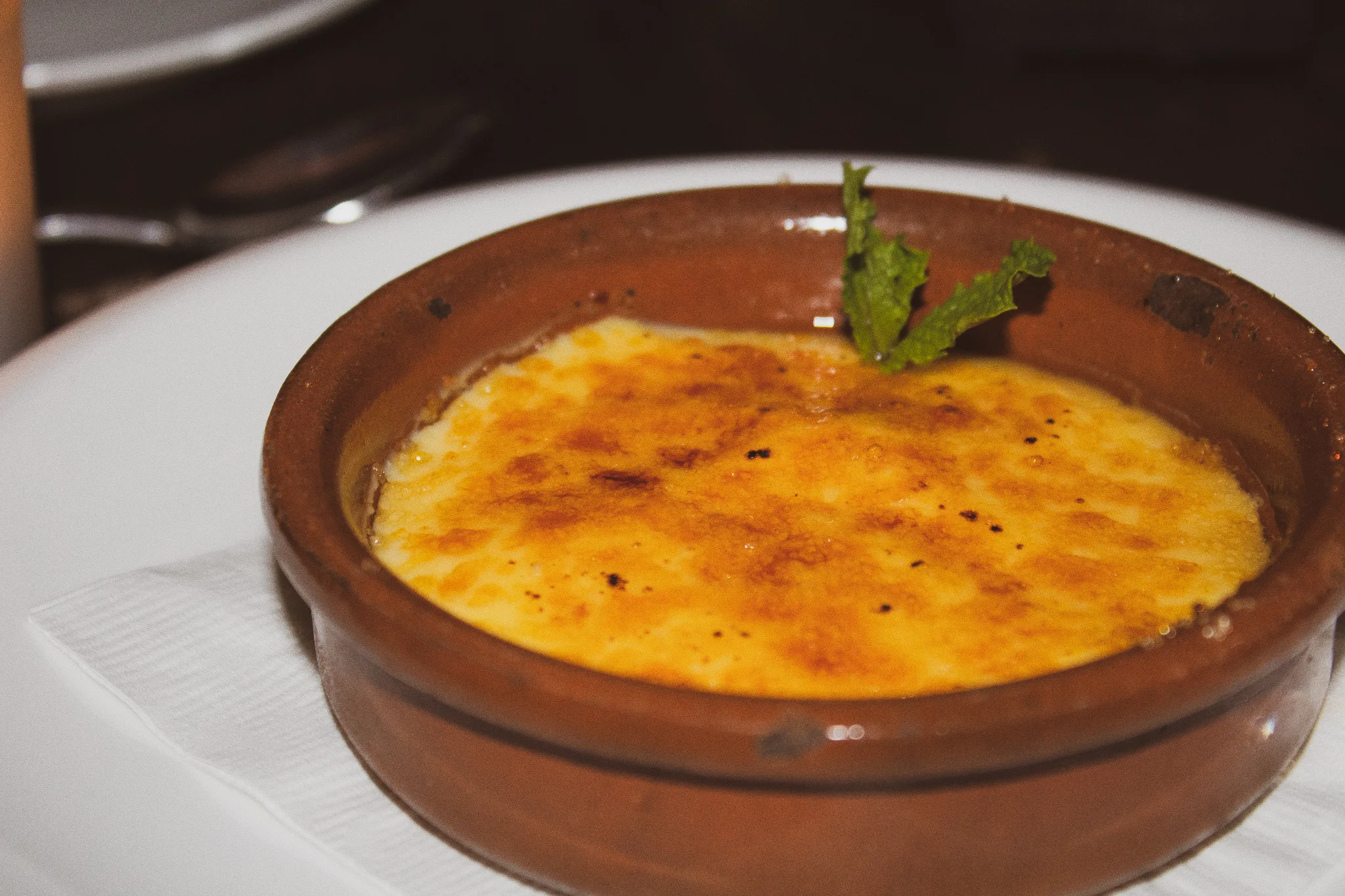 Crema Catalana - Burnt cream custard with a hint of citrus and cinnamon