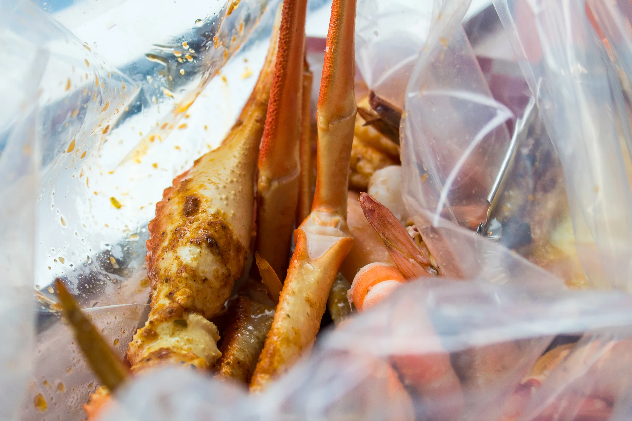 1/4 pound shrimp & 1/2 pound crab combo
