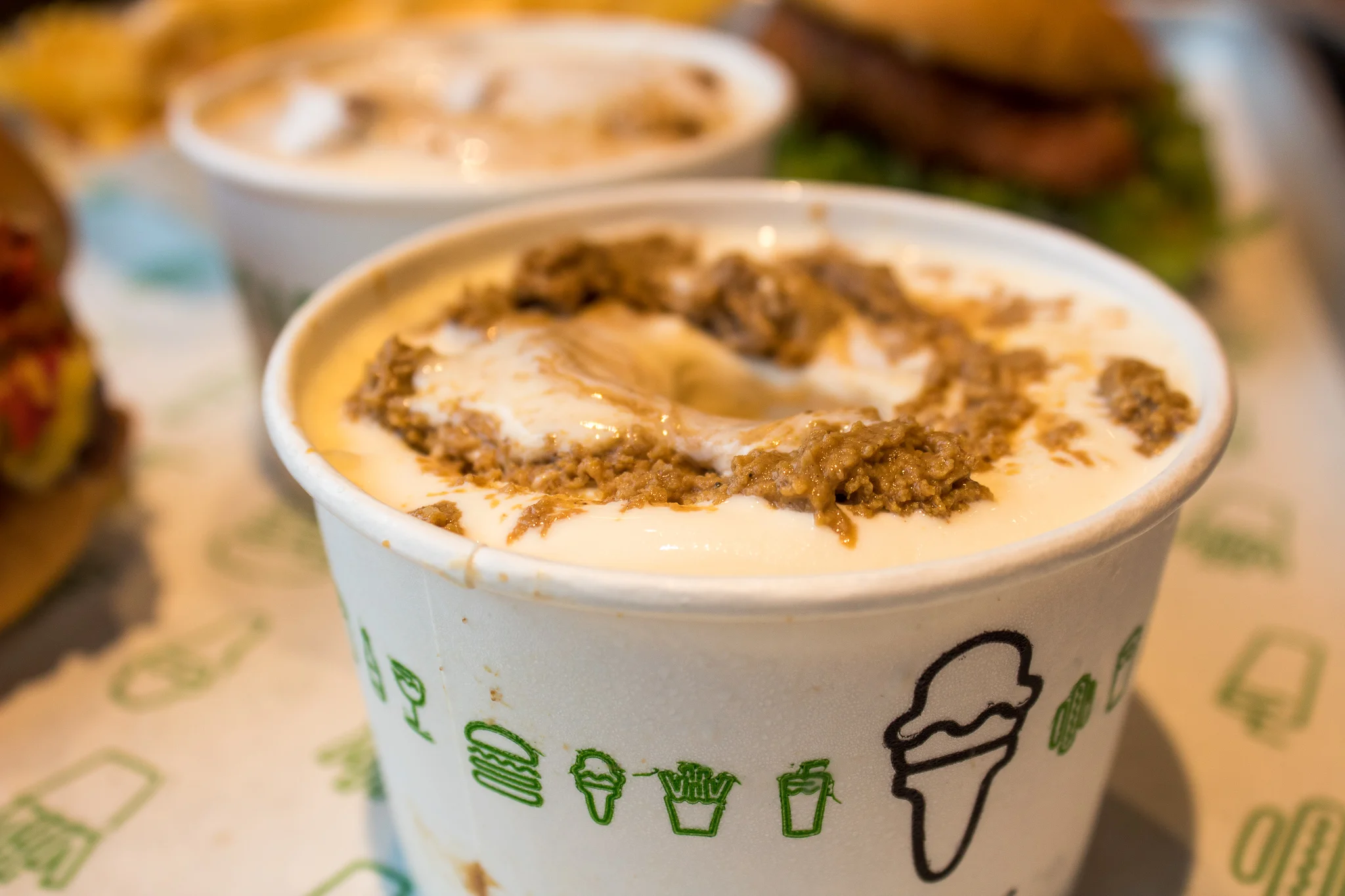 Pie Oh My Concrete - Vanilla custard and pumpkin pie