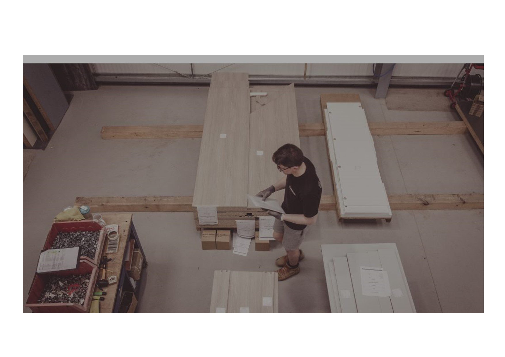 UK manufacturing process for fitted kitchens and bedrooms using quality materials