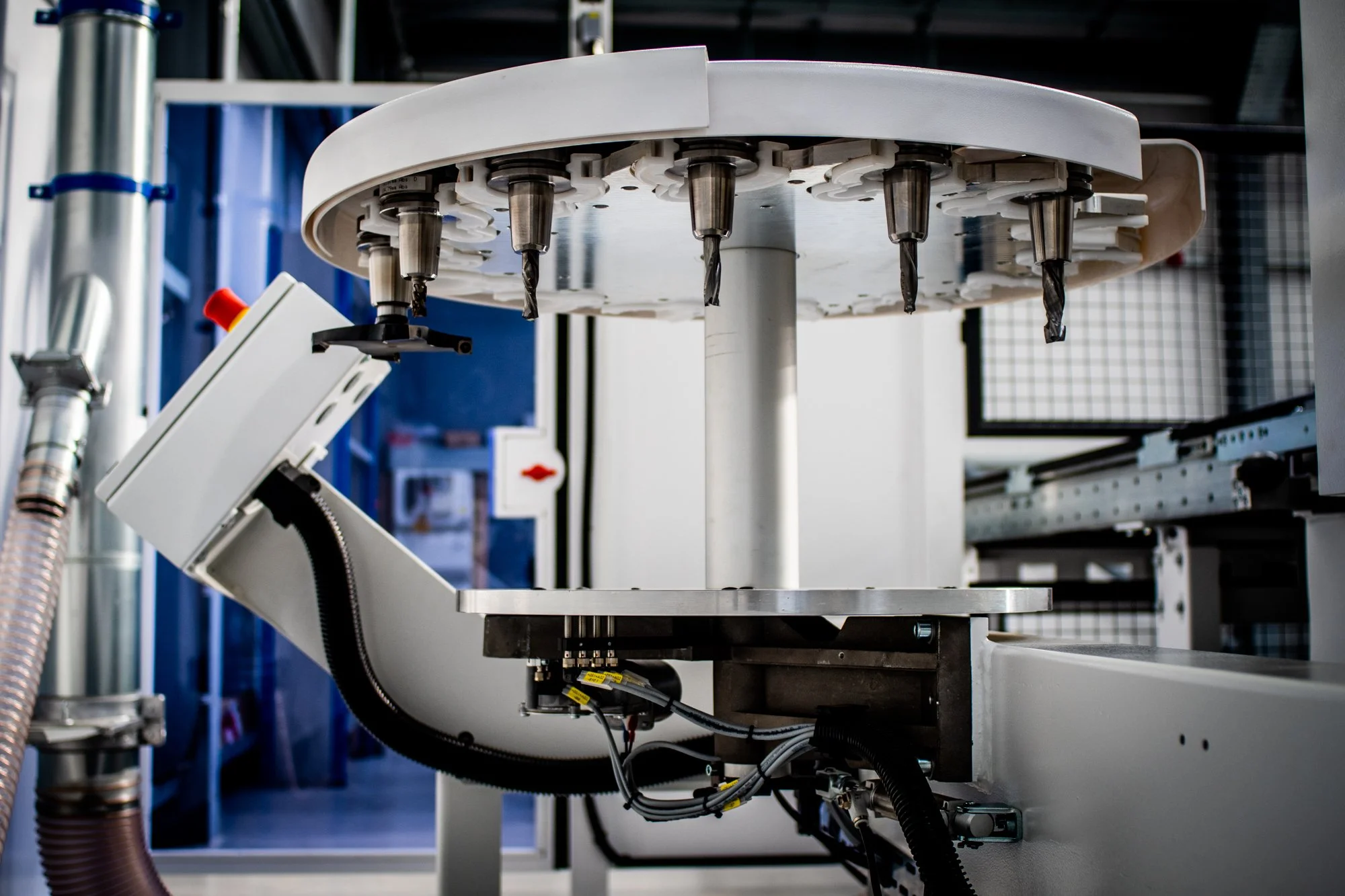 Advanced CNC precision engineering used in the manufacturing of fitted kitchens and bedrooms