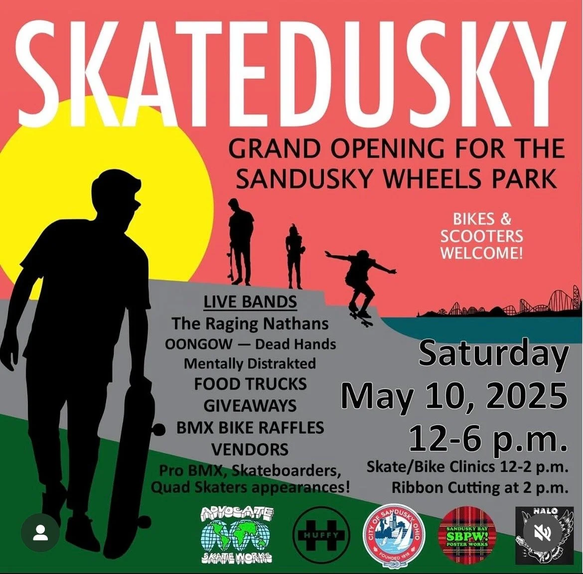 Sandusky Skate Park Grand Opening