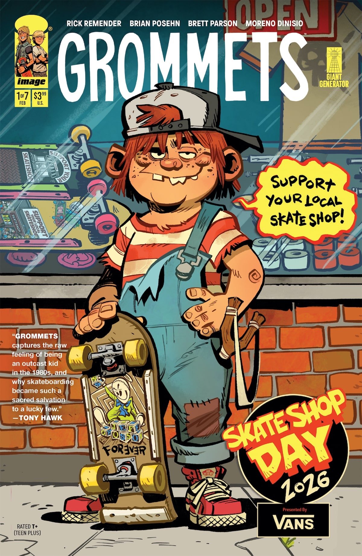 Grommets Comic Book - Skateshop Day 2026 with Featured Artist Brett Parson