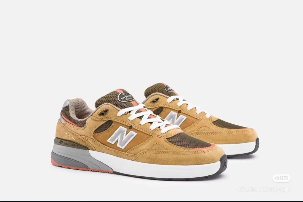 New Balance Numeric 933 Andrew Reynolds Skate Shoes - Camel/Dark