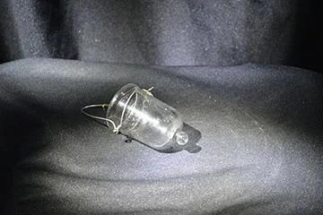 VOT-018: Hanging Glass Votive with Wire