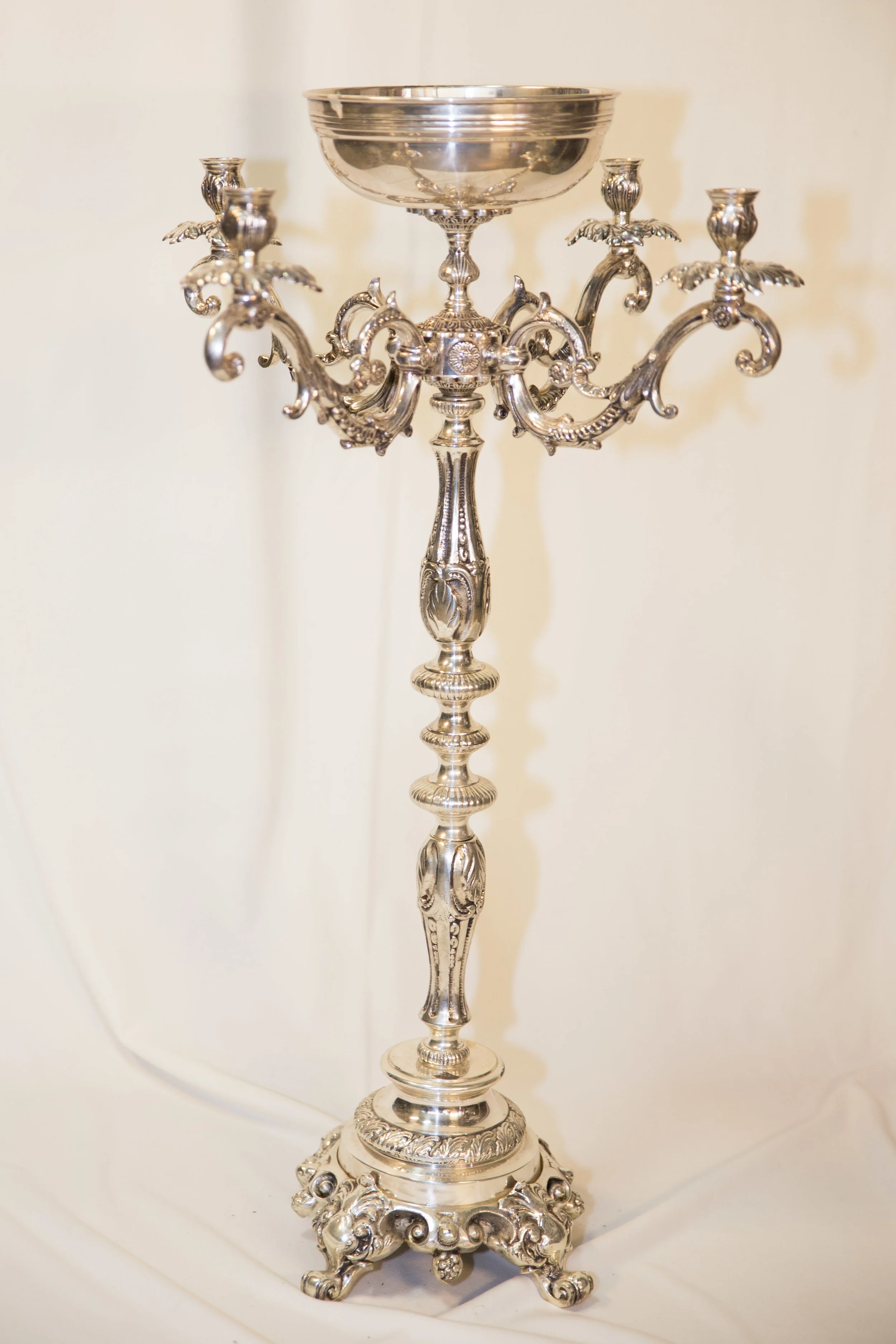 CHC-012: Christine - 4 Arm Ornate Candelabra