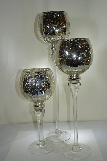 CHC-037: Silver Mercury Votive Holder