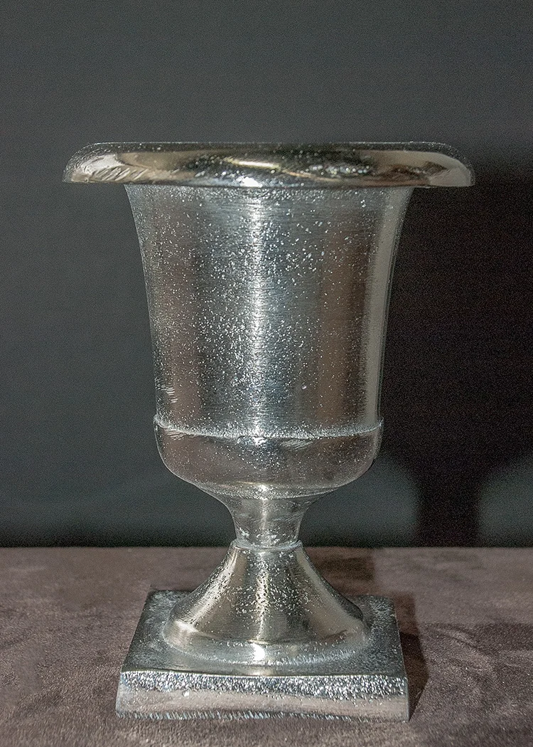 LOW-117: Small Pewter Urn