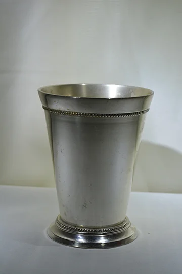 LOW-137: Silver Beaded Mint Julep Cup
