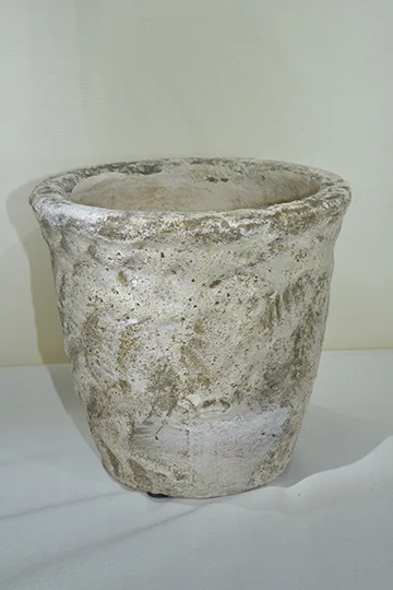 LOW-152: Weathered White Pot