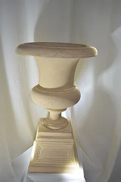 STP-027: Ivory Pedestal Urn