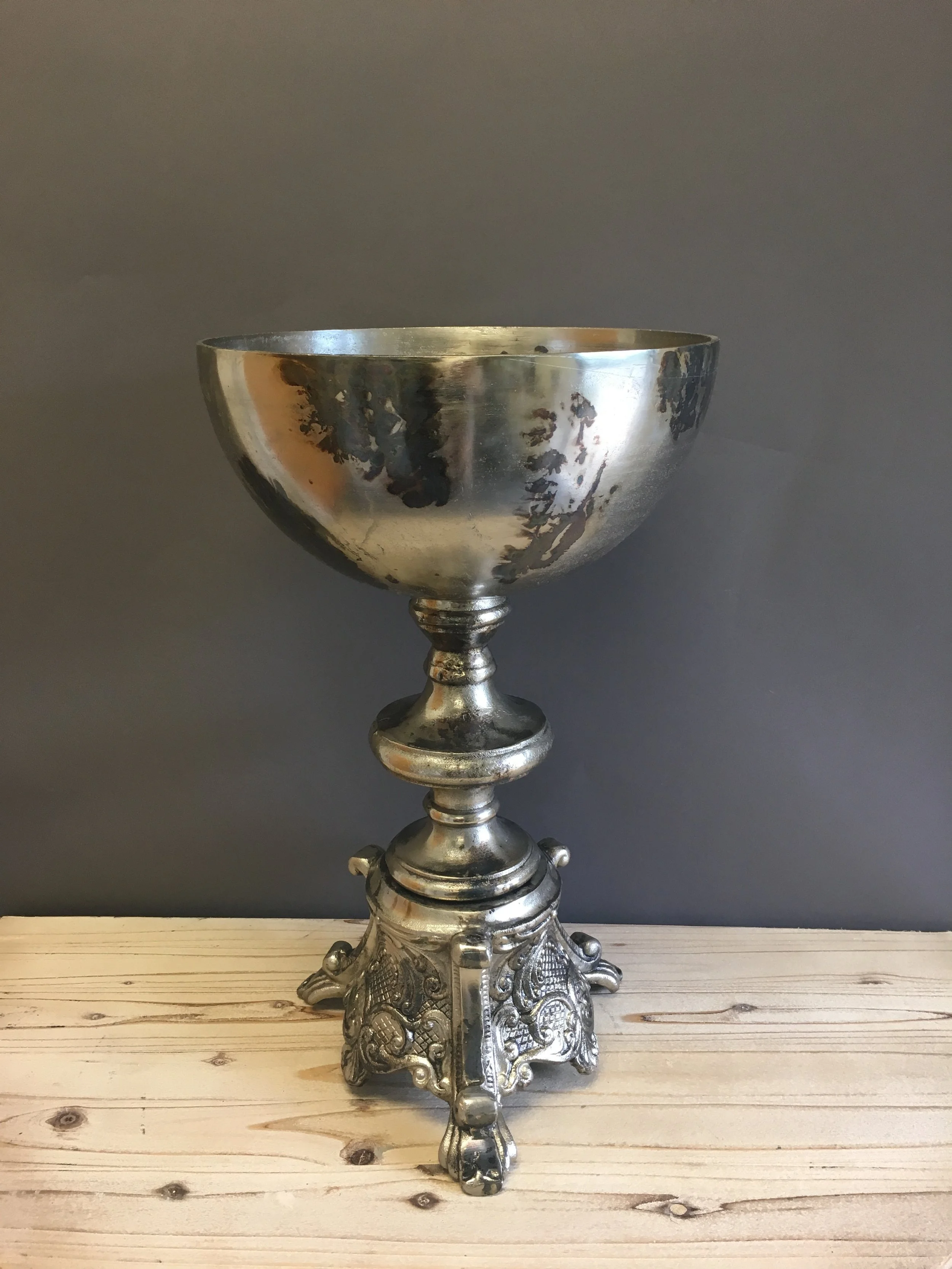 STP-025: Antique Silver LaVille Vase