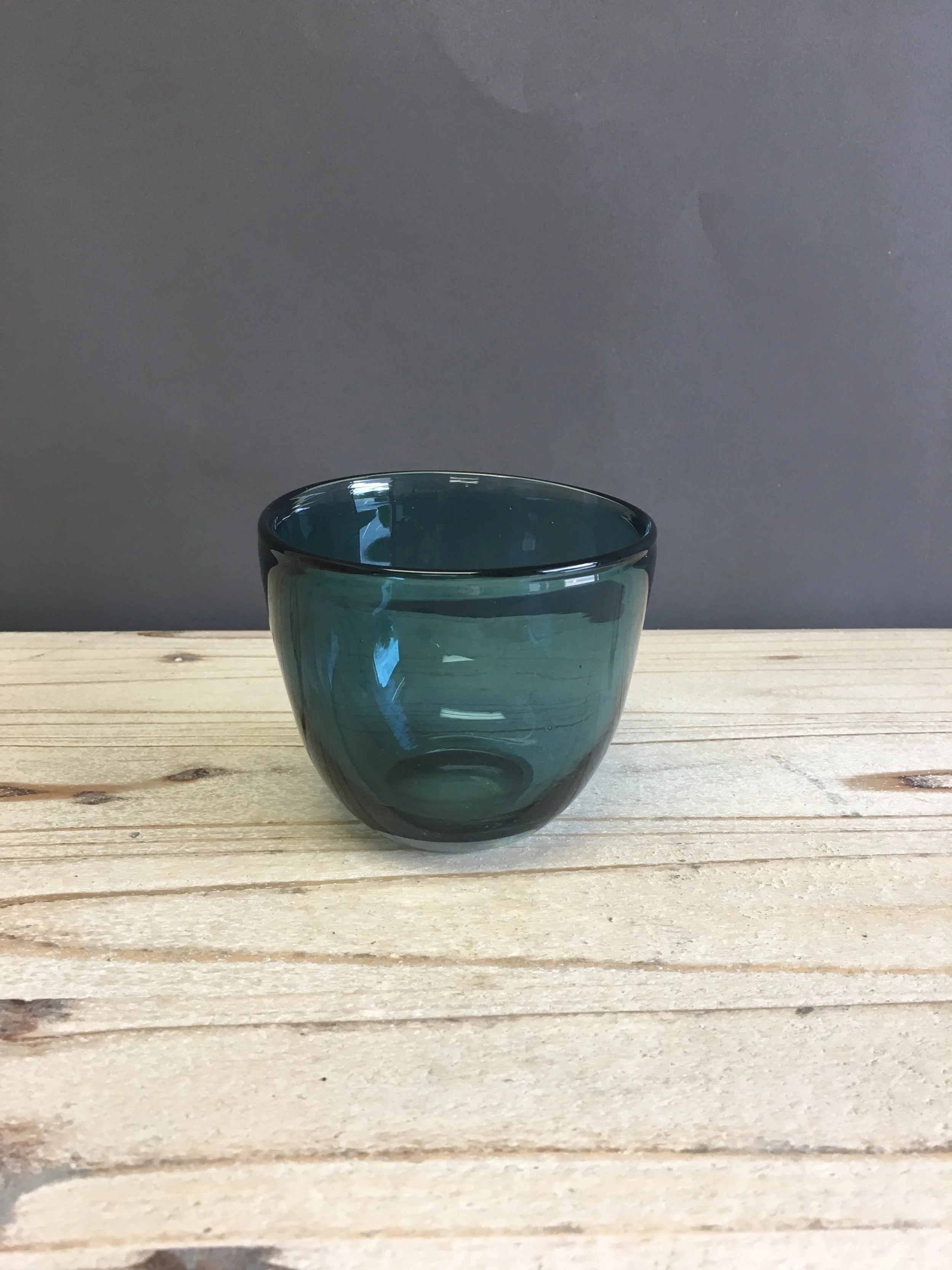 VOT-080: Dark Blue Glass Votive