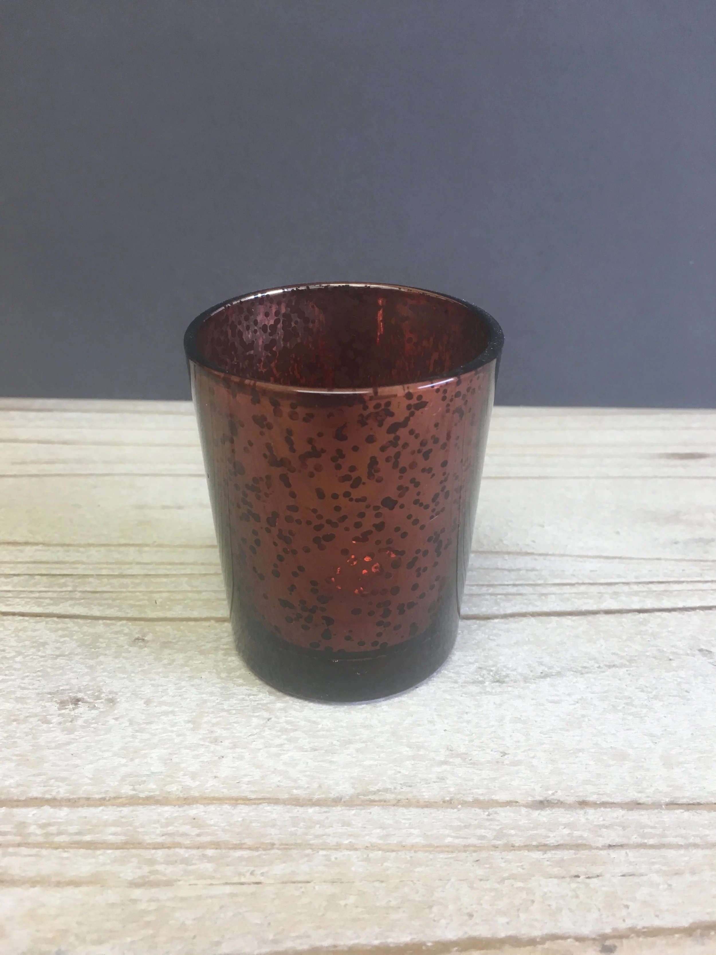 VOT-065: Dark Brown / Bronze Mercury Votive
