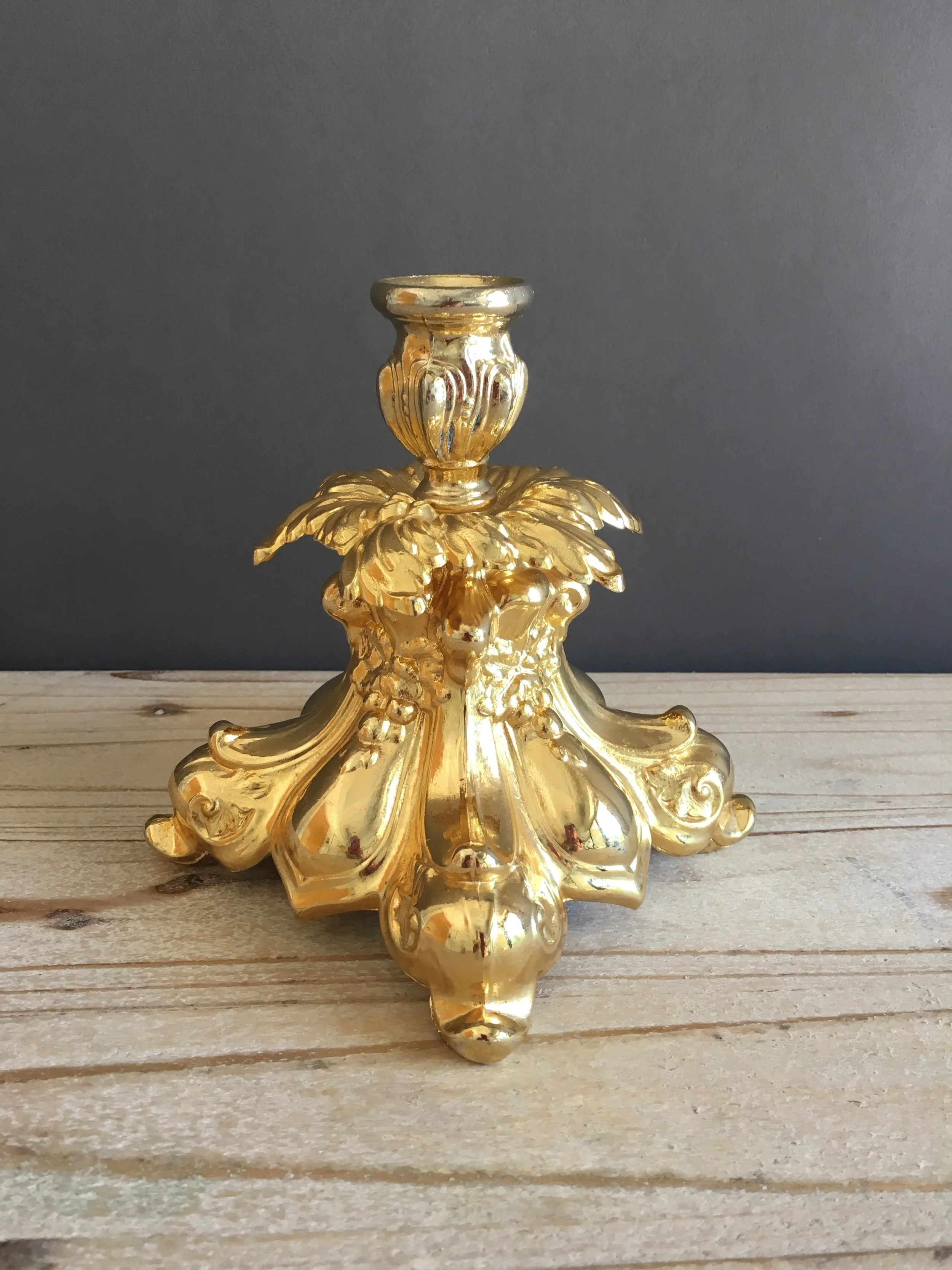 CHC-033: Low Ornate Candle Holder