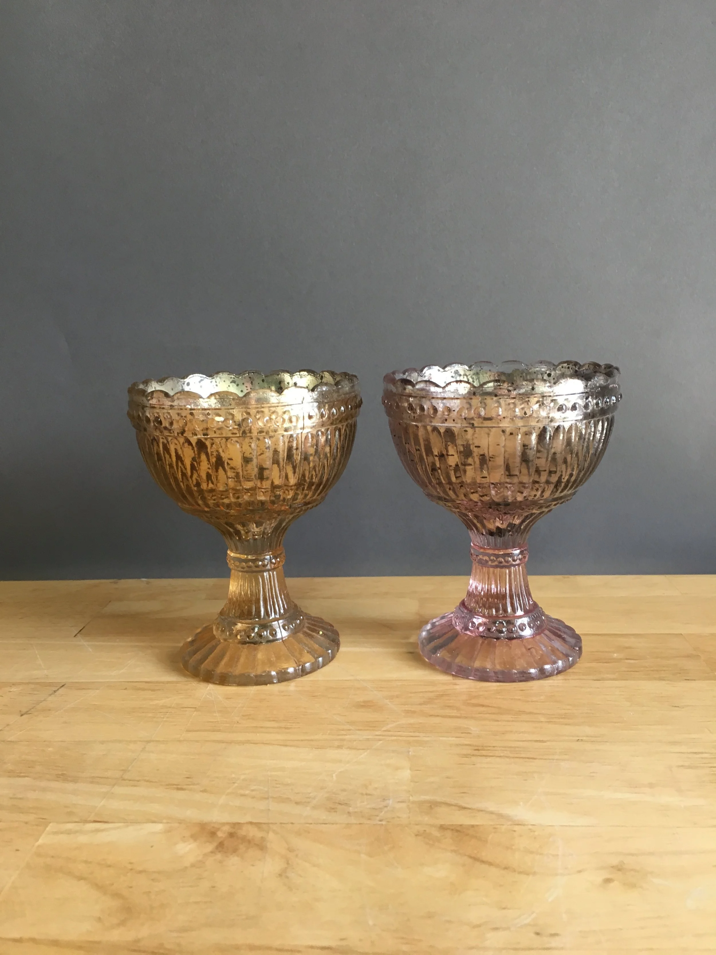 LOW-134: Mercury Glass Chalice
