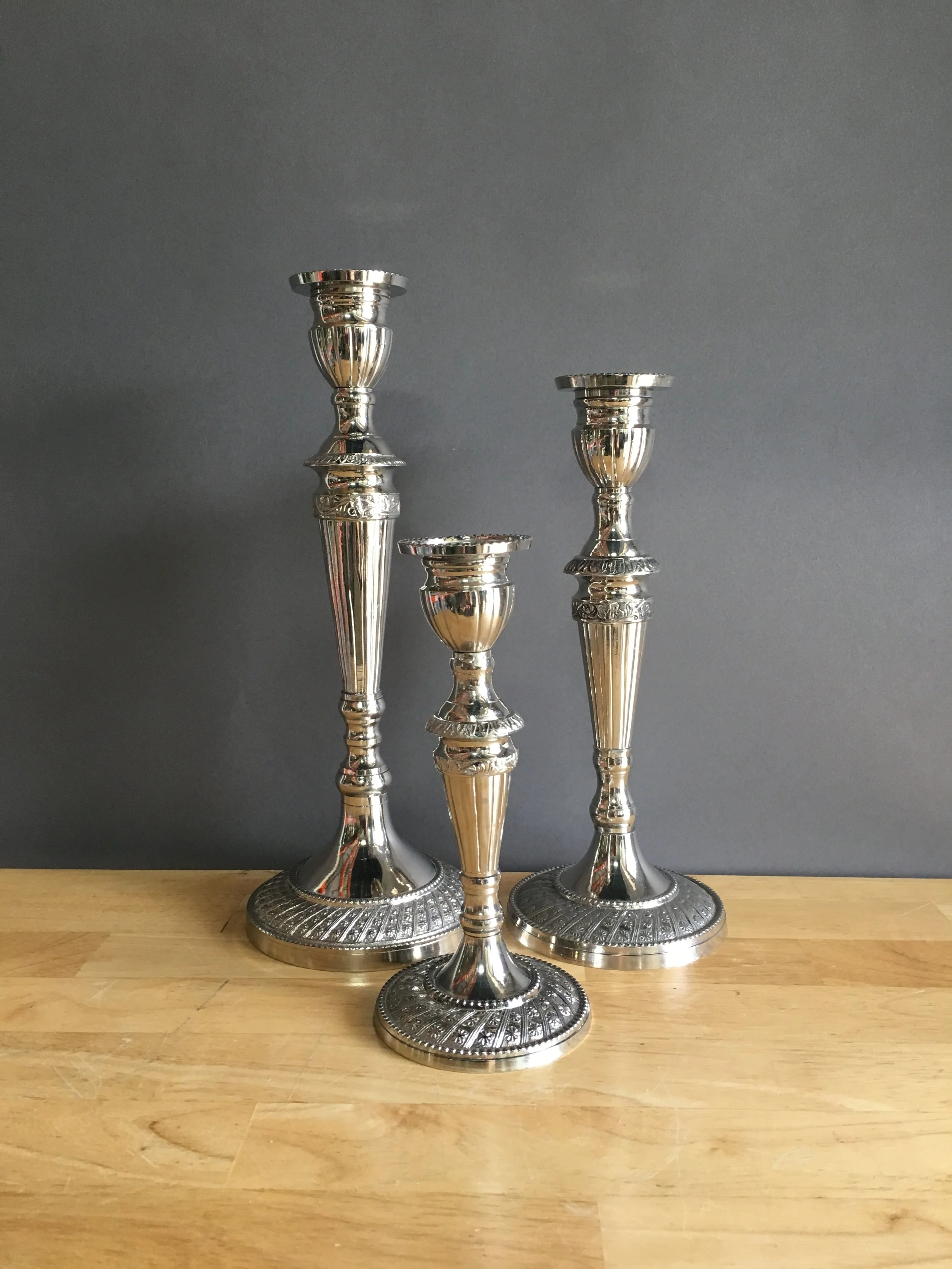 CHC-085: Nickel Candleholder