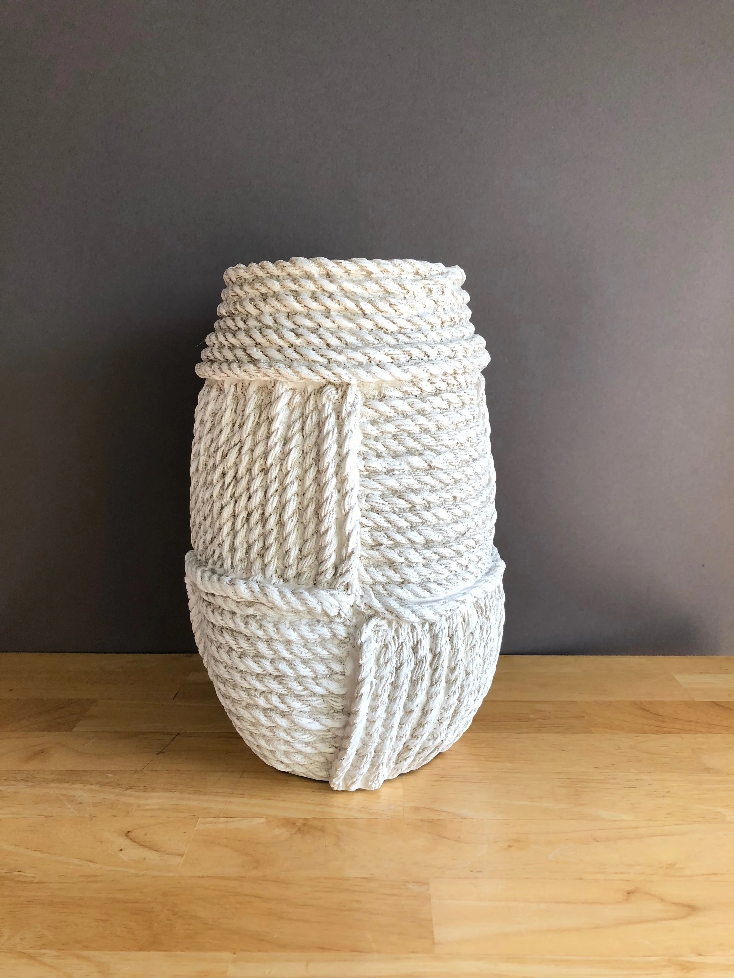 STP-080: Rustic Rope Vase