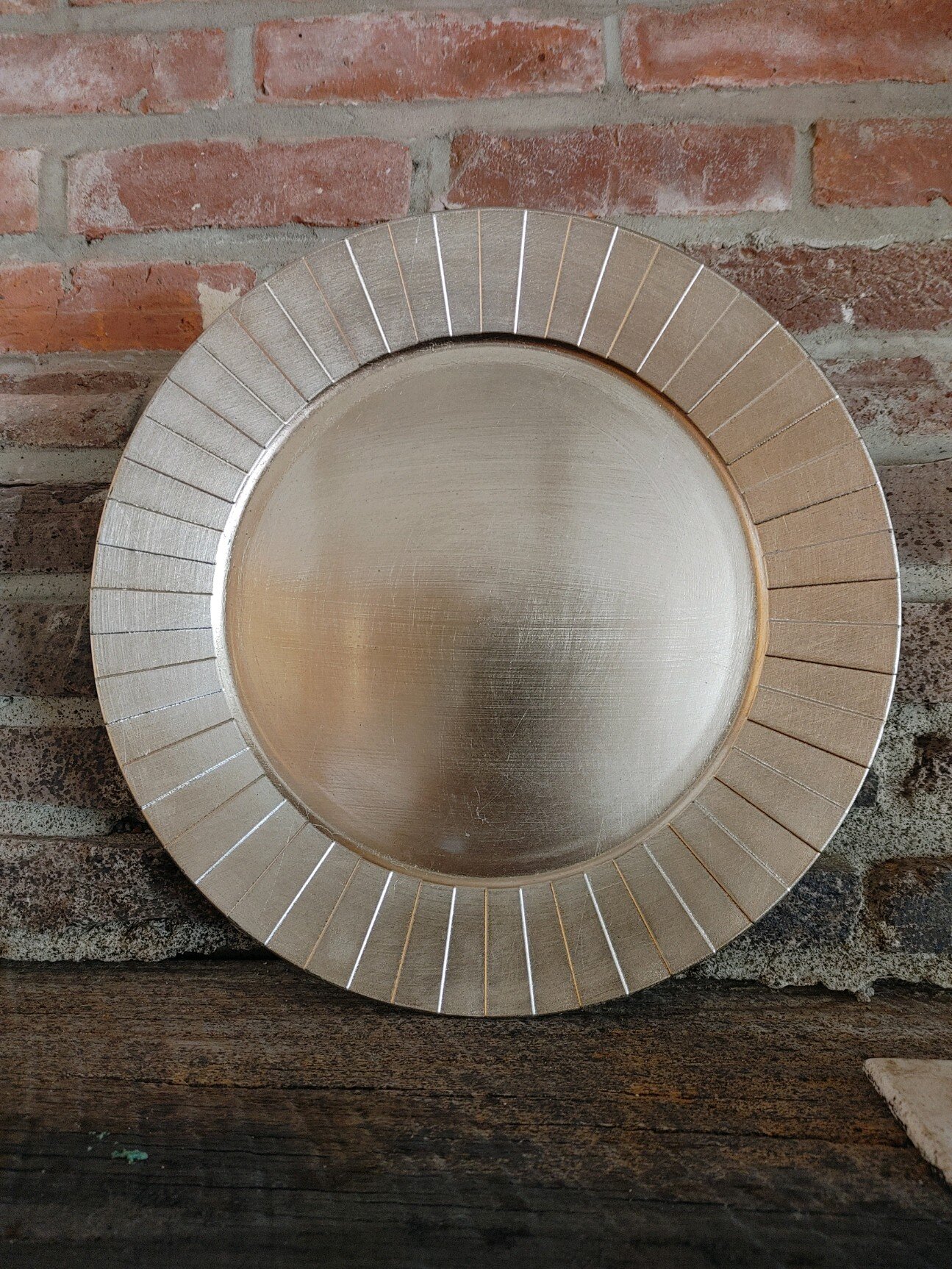 Art Deco Silver Charger