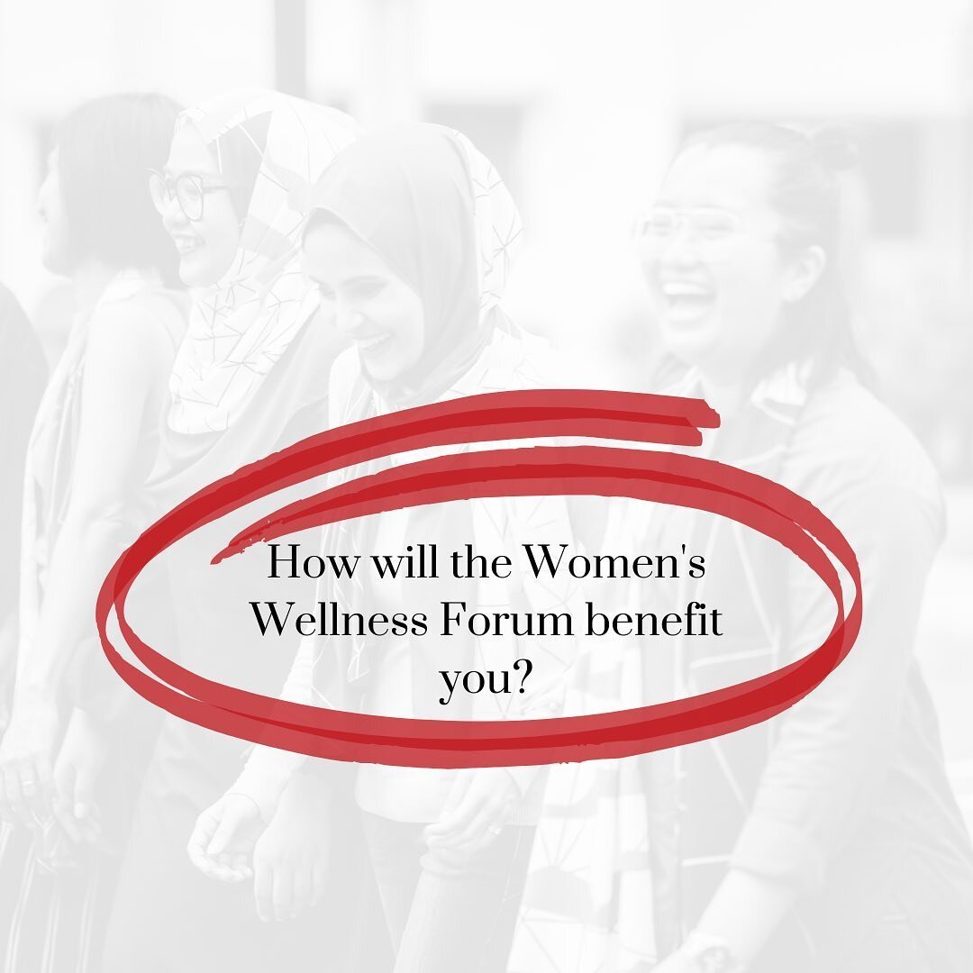 Wondering how the Women&rsquo;s Wellness Forum will benefit you? Swipe left to see the first wellness topic our amazing speakers will be touching on to help YOU during these times of adversity!✨
&bull;
Don&rsquo;t forget to sign up for the Forum, hel