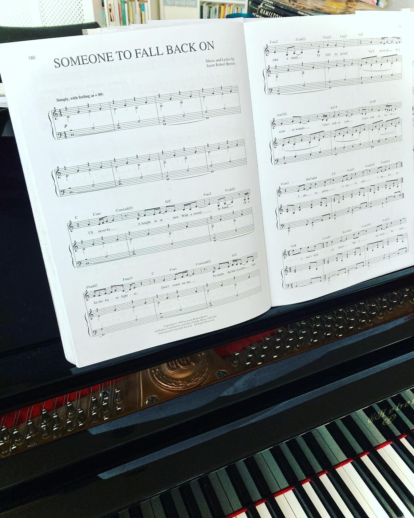 Such a pleasure to work on material like this with a client today 🙌💜🎶 Jason Robert Brown rocks!! I LOVE my job ❤️ #jasonrobertbrown #musicaltheatre #singinglessons