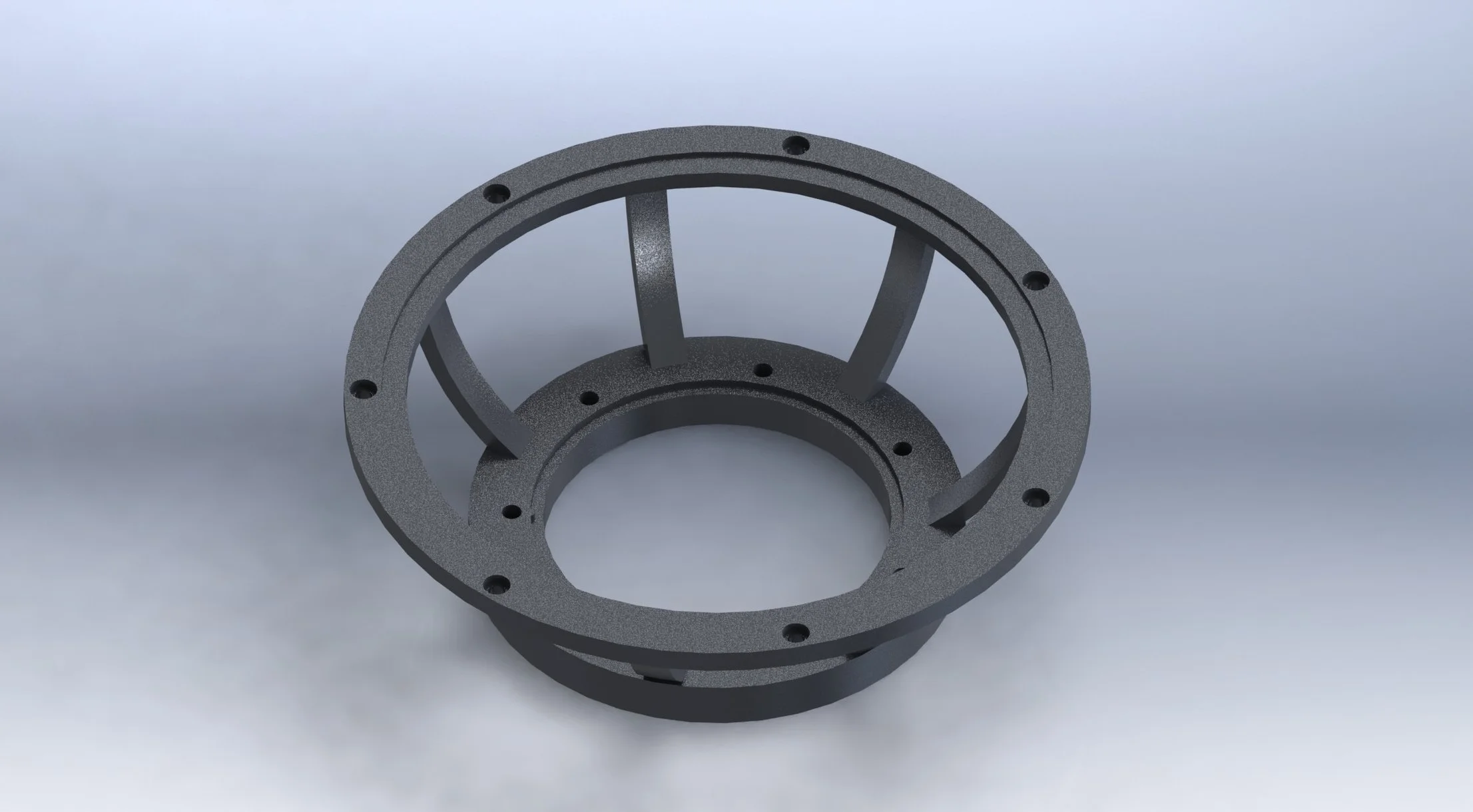 Figure 17: A Solidworks model of the basket