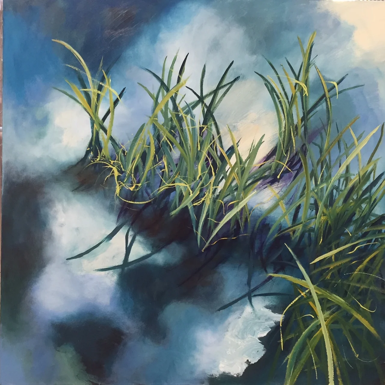 GRASS, oil on canvas, 40x40
