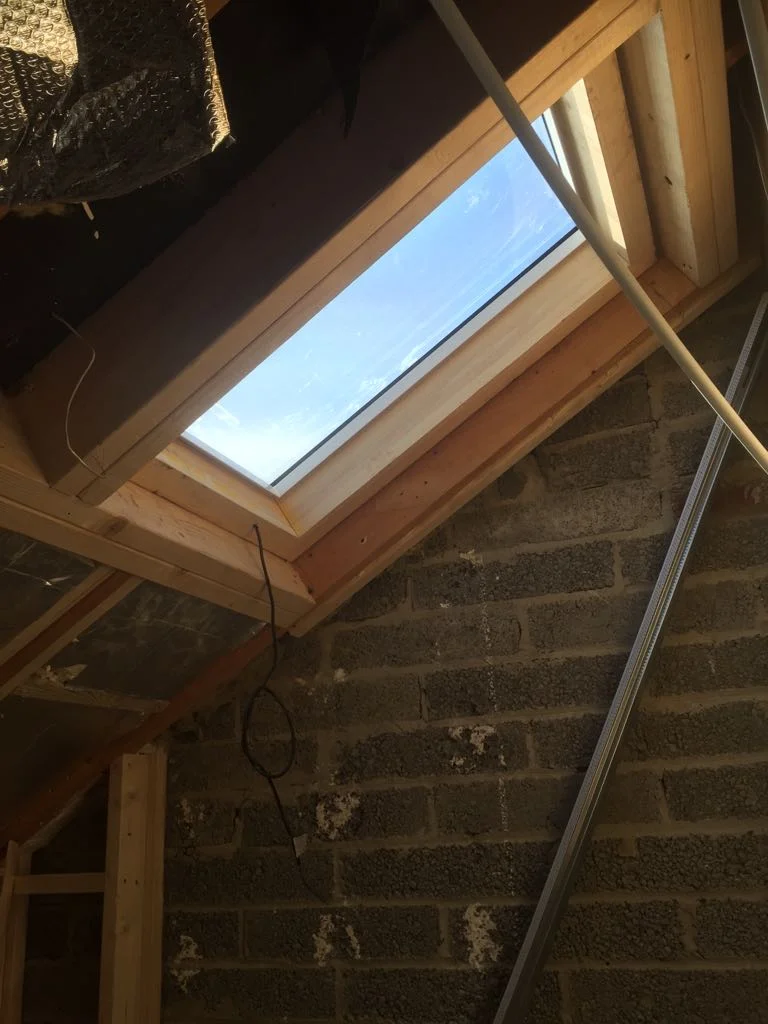 Loft window installation