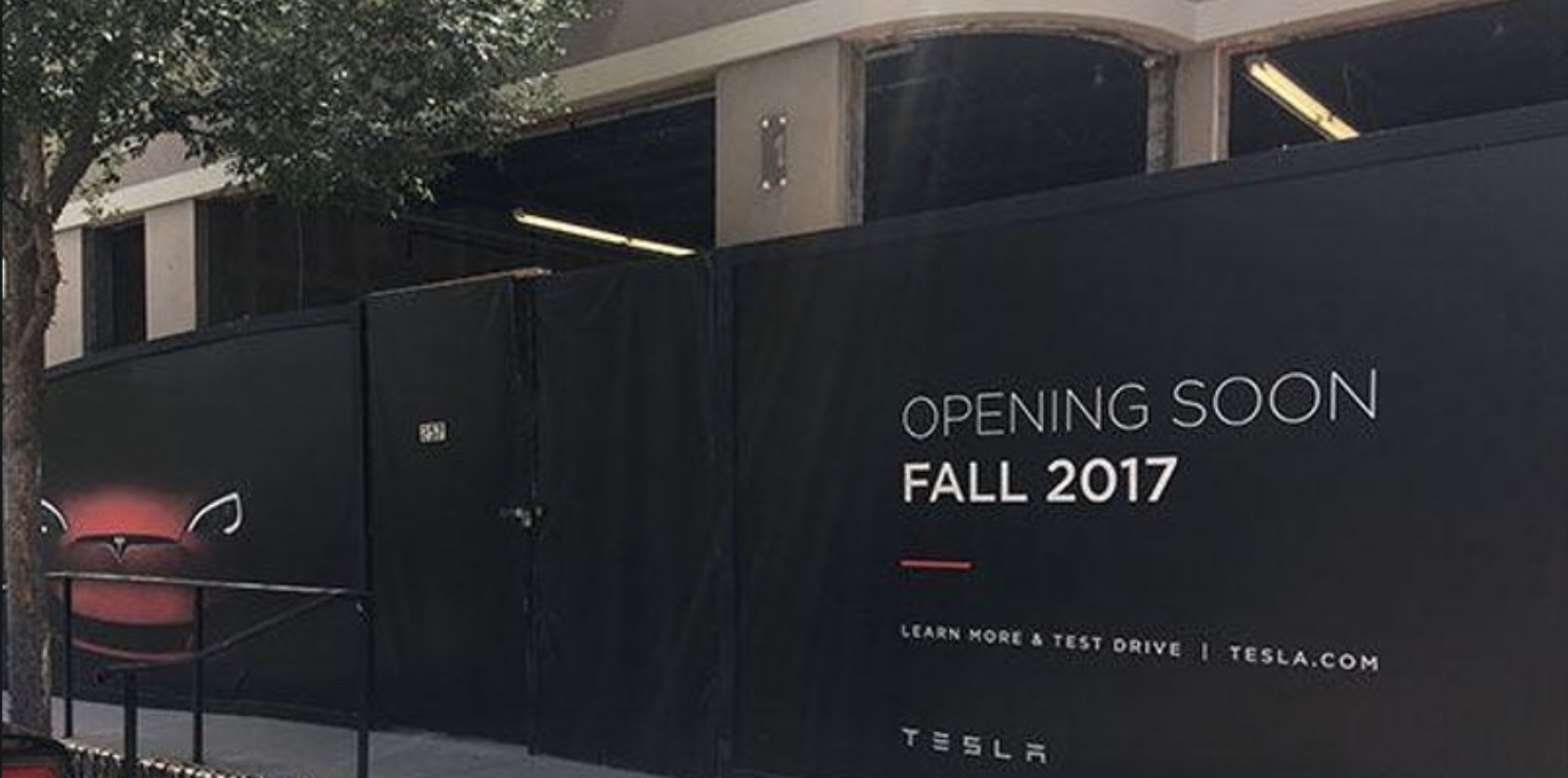 Southlake Town Square Tesla Zoning Permit