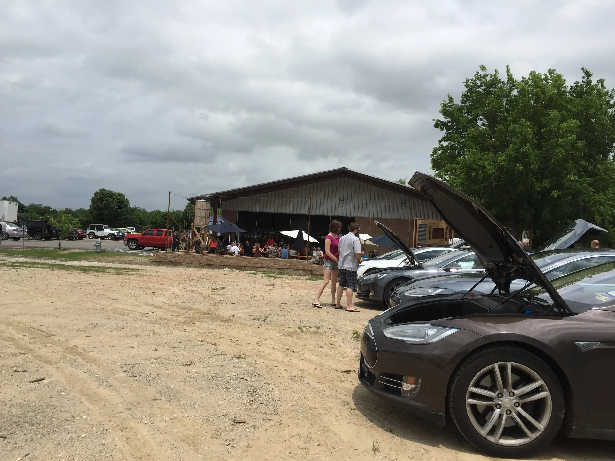 Shannon Brewing Company Tesla Car Show