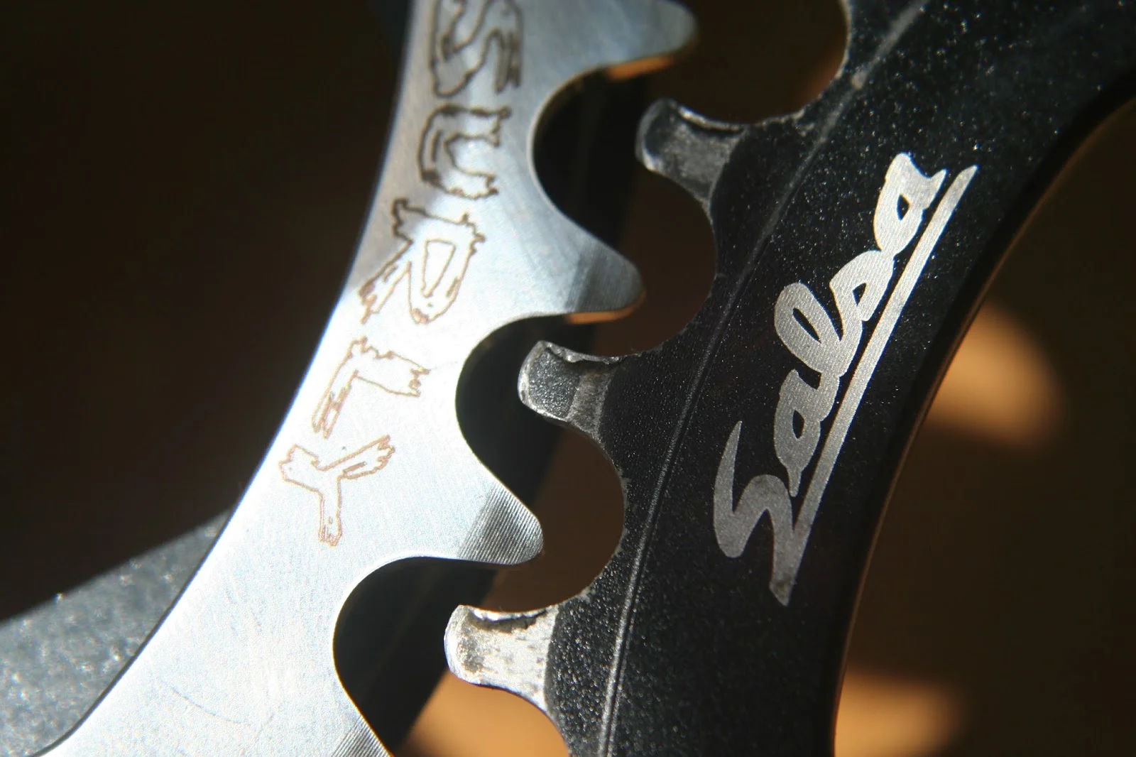 worn chainring