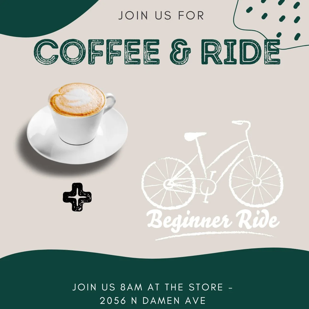 ☕🚴&zwj;♀️ Coffee + Bikes = Perfect Combo 🚴&zwj;♂️☕⁠
⁠
Don't miss this Sunday's casual pace coffee ride with Lisa and Hayes!! Arrive at shop no later than 8am!  We will do pre ride safety check and talk.  Then head out.  Link in bio for sign up  so 